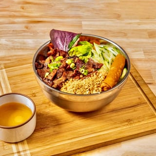Vermicelli Noodle Bowl With Grilled Meat or Shrimp