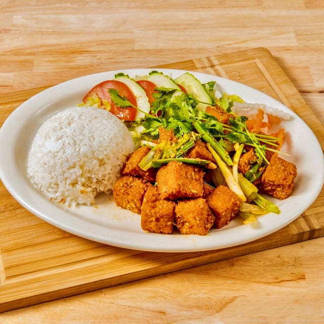 Lemongrass Chili Tofu.
