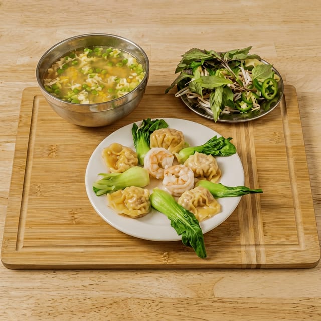 Wonton Noodle Soup.