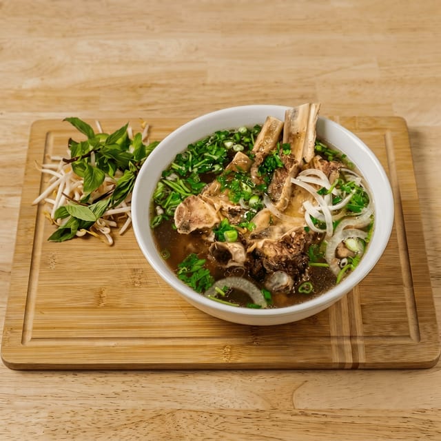 Rib Noodle Soup.
