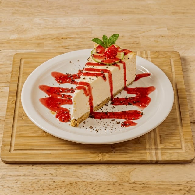 Cheesecake With Strawberry.